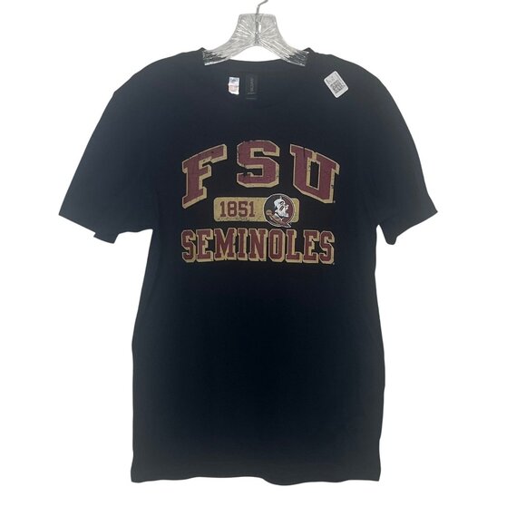 FSU Florida State Seminoles Graphic Tshirt Mens Small Black New Gildan - Picture 1 of 10